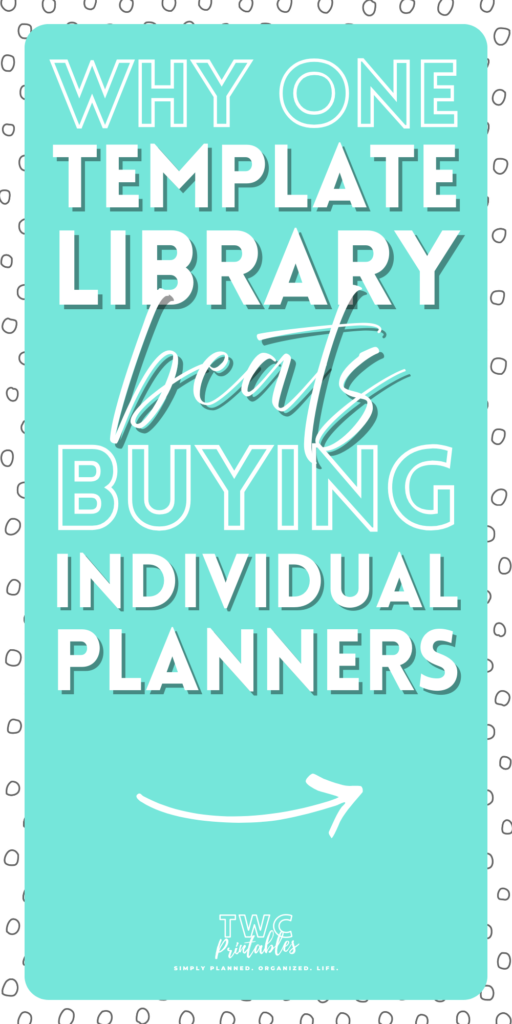 Why One Template Library Beats Buying Individual Planners
