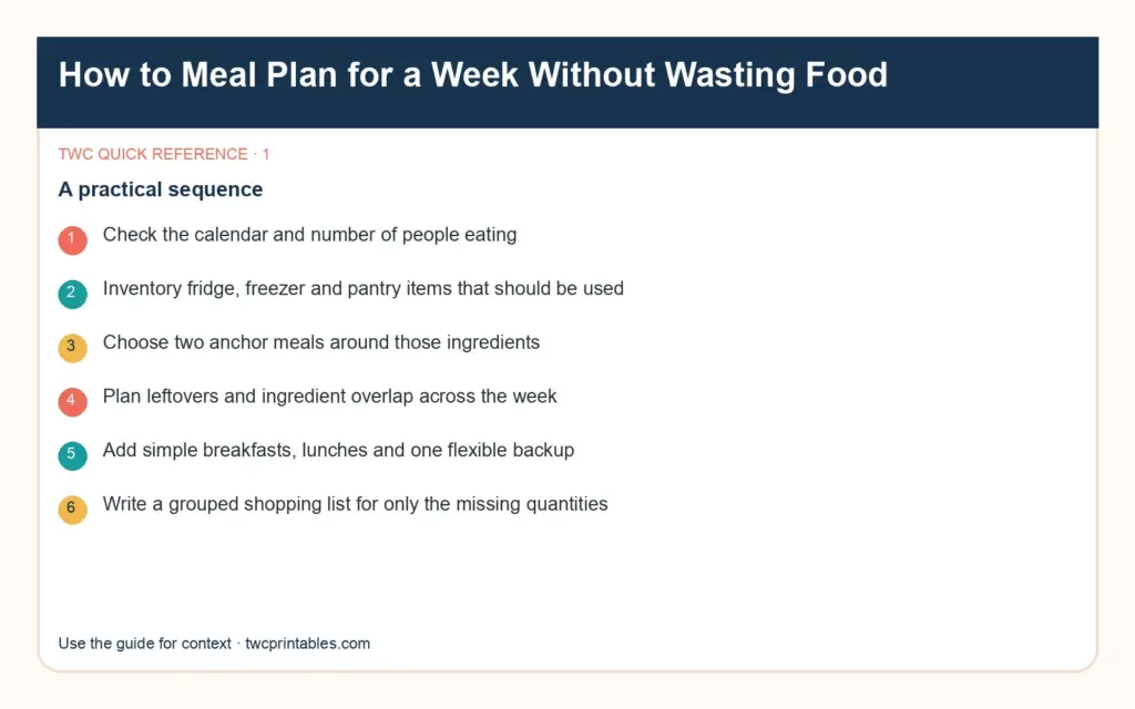 Original decision diagram 1 for how to meal plan