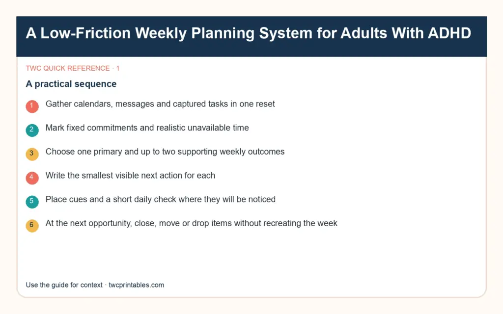 Original decision diagram 1 for how to use a planner with adhd