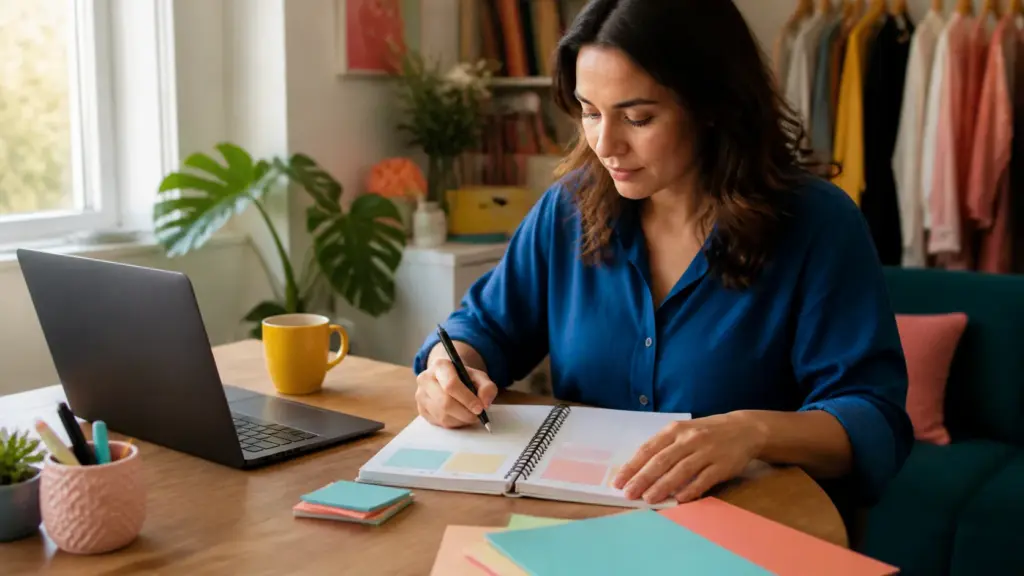 Person working through a practical sinking funds explained process