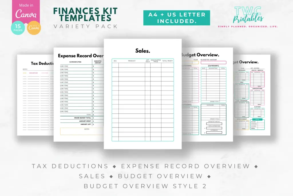 Real TWC template preview 4 relevant to how to create a budget planner